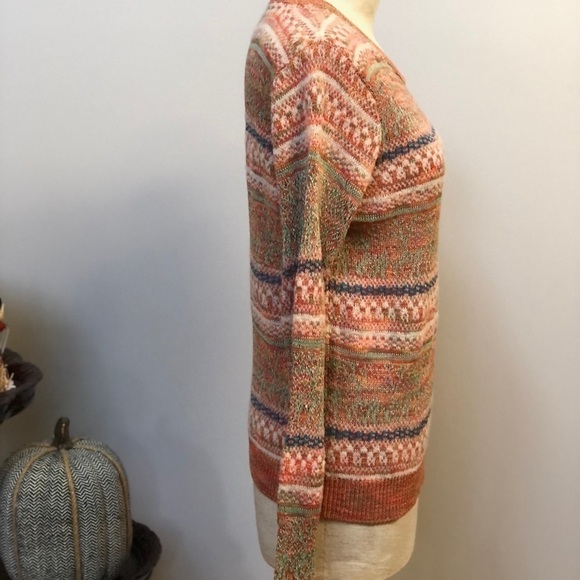 𝅺SPARROW long sleeve crewneck sparkly sweater size‎ L  #w1015 - Picture 2 of 11